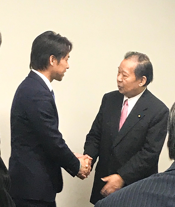 2018年2月開催の自民党奈良県第一選挙区支部大会に講演弁士として、自民党幹事長の二階俊博 衆議院議員をお迎えしました。